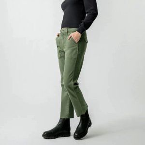 AMO Denim Easy Army Trouser in Tea Leaf Size 25